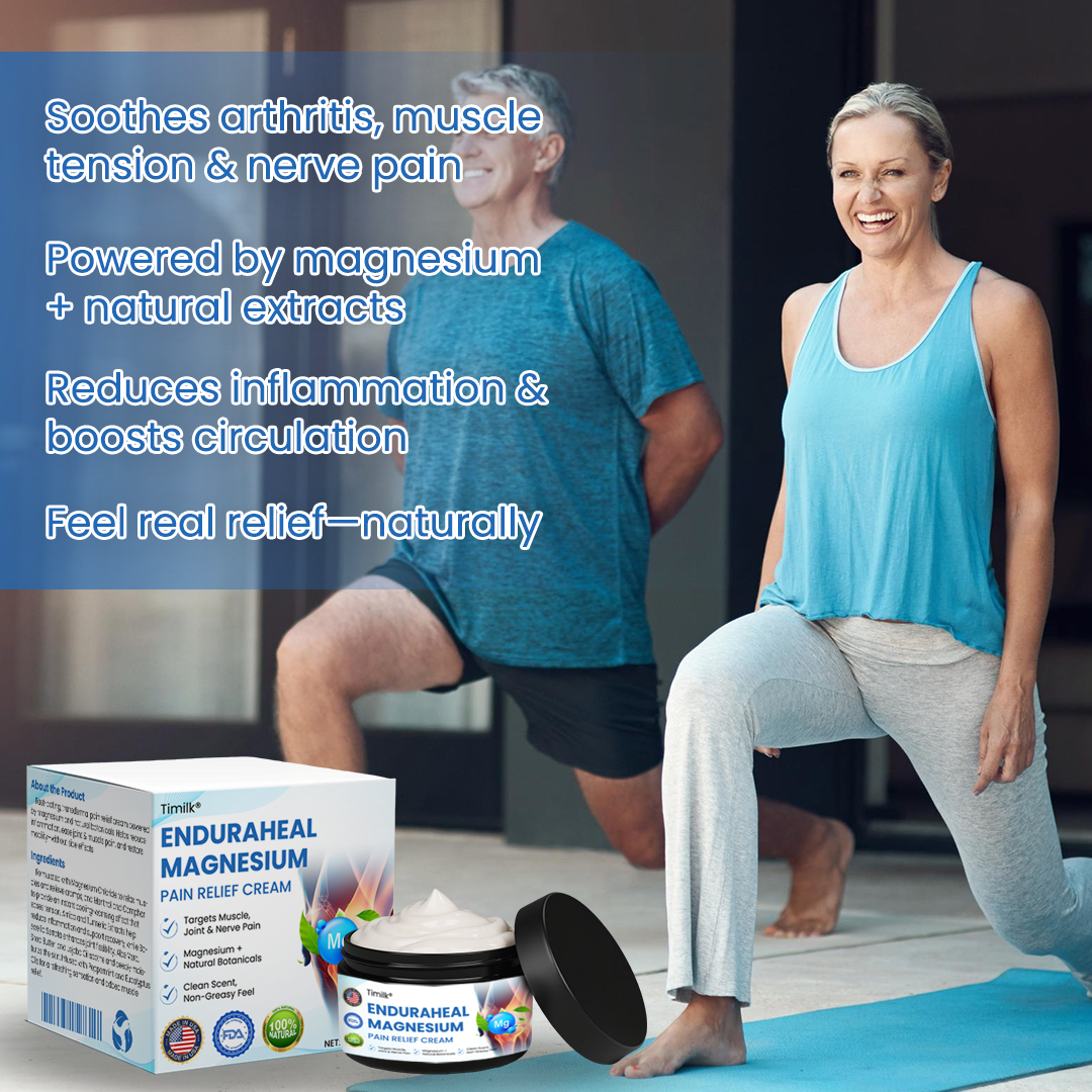Timilk® EnduraHeal Magnesium Pain Relief Cream (Treats Arthritis, Neuropathy, Rheumatism & More)