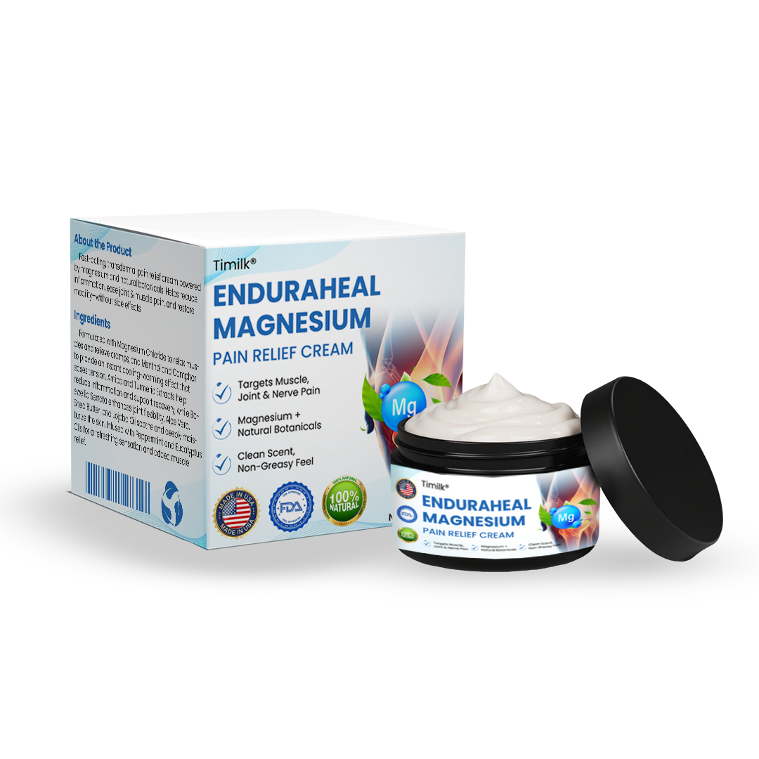 Timilk® EnduraHeal Magnesium Pain Relief Cream (Treats Arthritis, Neuropathy, Rheumatism & More)