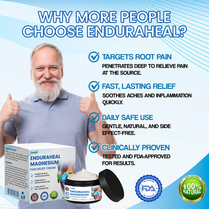 Timilk® EnduraHeal Magnesium Pain Relief Cream (Treats Arthritis, Neuropathy, Rheumatism & More)