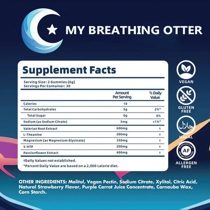 Natural Sleep Gummies – Botanical Blend for Evening Relaxation