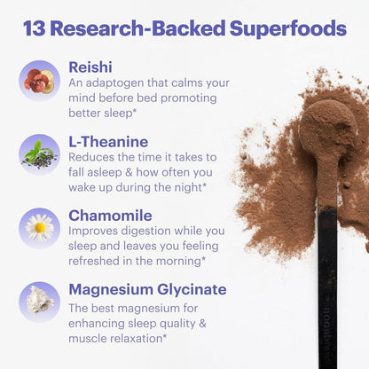 Magnesium Hot Cocoa – Natural Sleep Support, Melatonin-Free & Vegan