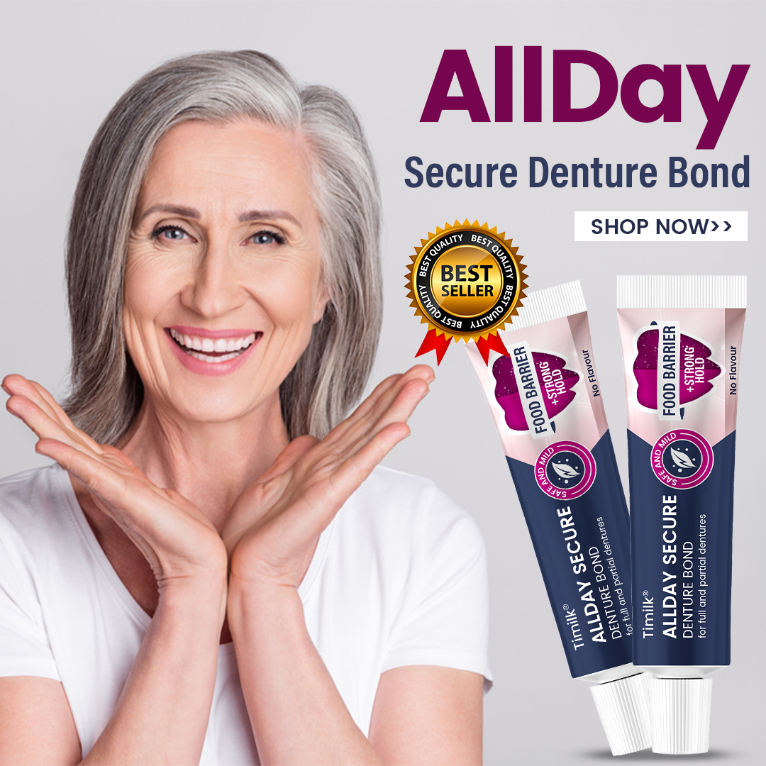 Timilk® AllDay Secure Denture Bond