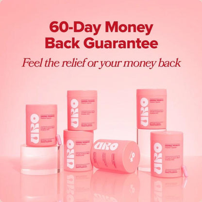 URO Vaginal Probiotics for Women PH Balance with Prebiotics & Lactobacillus Probiotic Blend