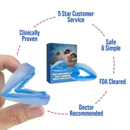 Last Day Promotion ⏰ PerfectSleep Solution- Anti-Snoring & Anti-Grinding Teeth Protector